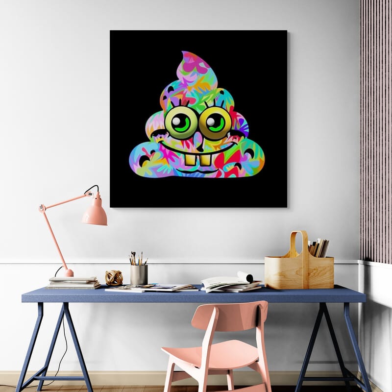 Sponge Poop by Technodrome1 wall art from Glam Wall Art