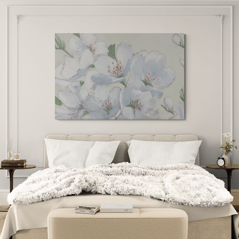 Spring Apple Blossoms Neutral by James Wiens wall art from Glam Wall Art