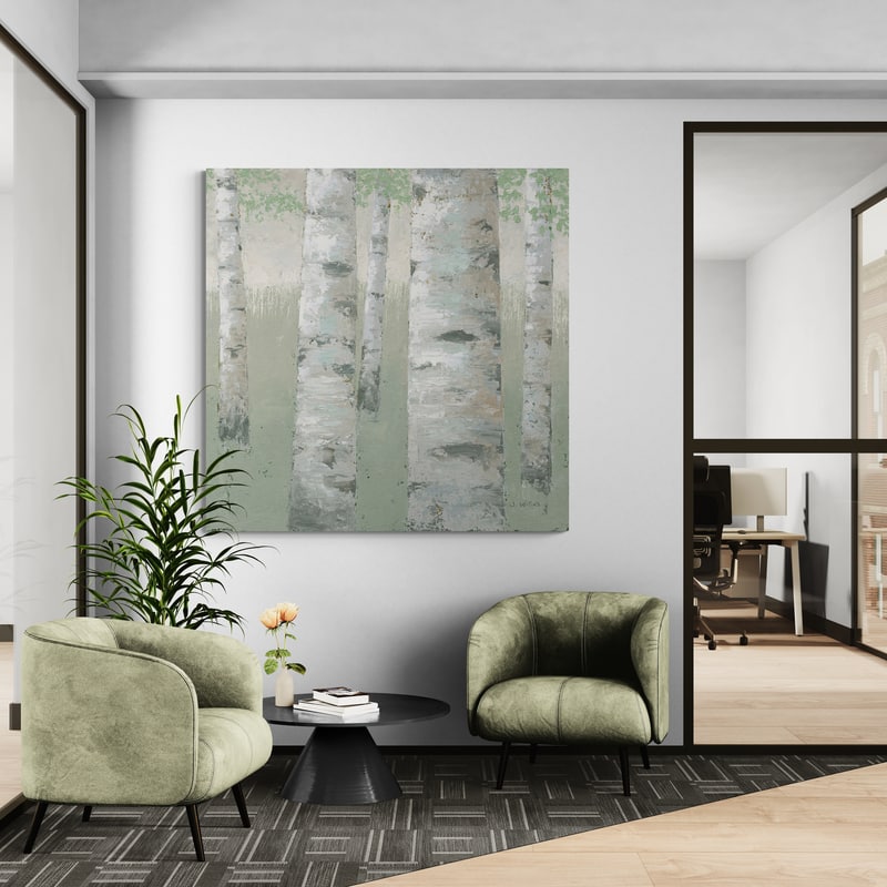 Spring Birch by James Wiens wall art from Glam Wall Art