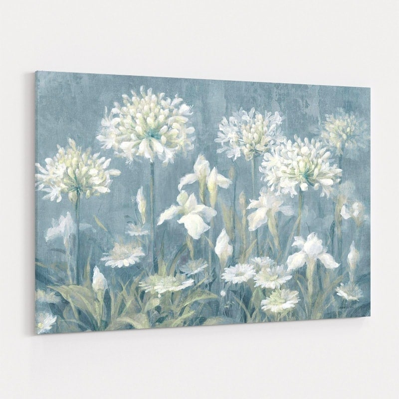 Spring Blossoms II Slate Blue by Danhui Nai wall art