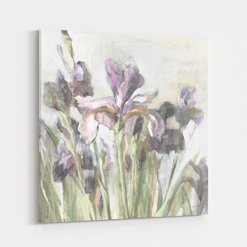 Spring Iris I Purple by Danhui Nai wall art