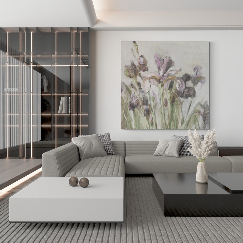 Spring Iris I Purple by Danhui Nai wall art from Glam Wall Art