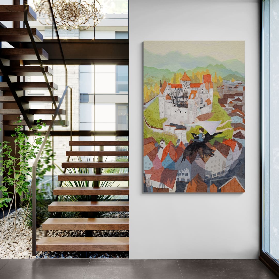 Spring Journey - Flight by Lisha Sun wall art from Glam Wall Art