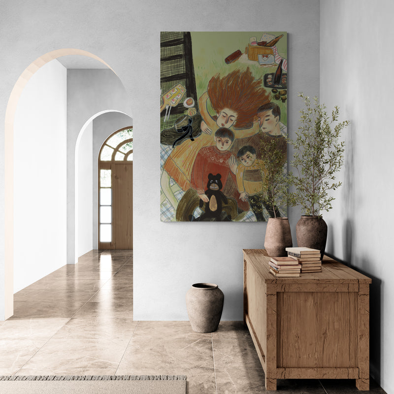 Spring Journey - Spring Breeze by Lisha Sun wall art from Glam Wall Art