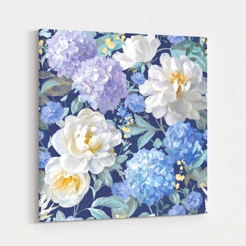 Spring Morning Blooms Pattern IB by Danhui Nai wall art