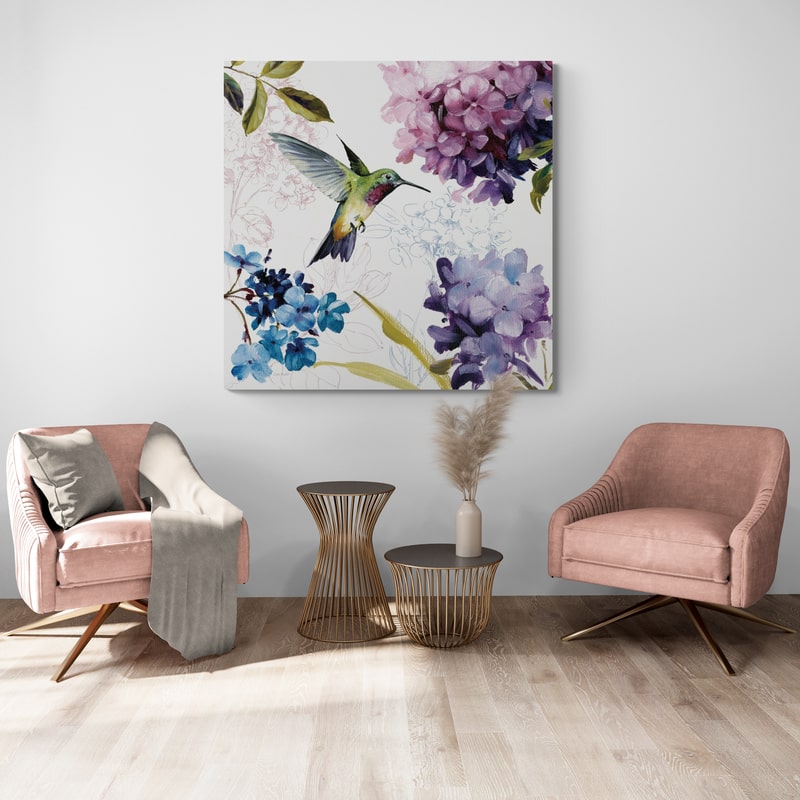 Spring Nectar Square II by Lisa Audit wall art from Glam Wall Art
