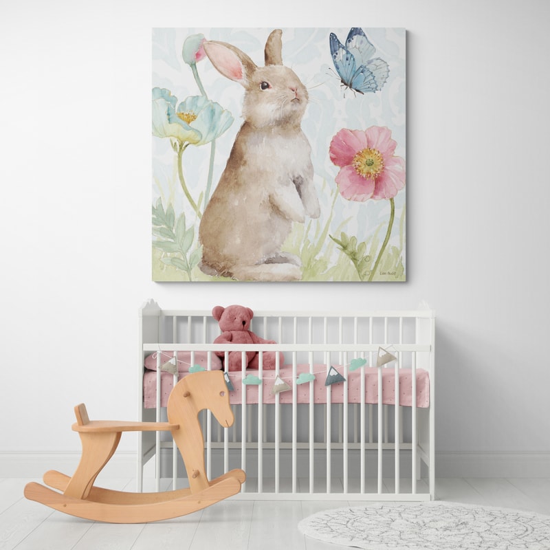 Spring Softies Bunnies II by Lisa Audit wall art from Glam Wall Art
