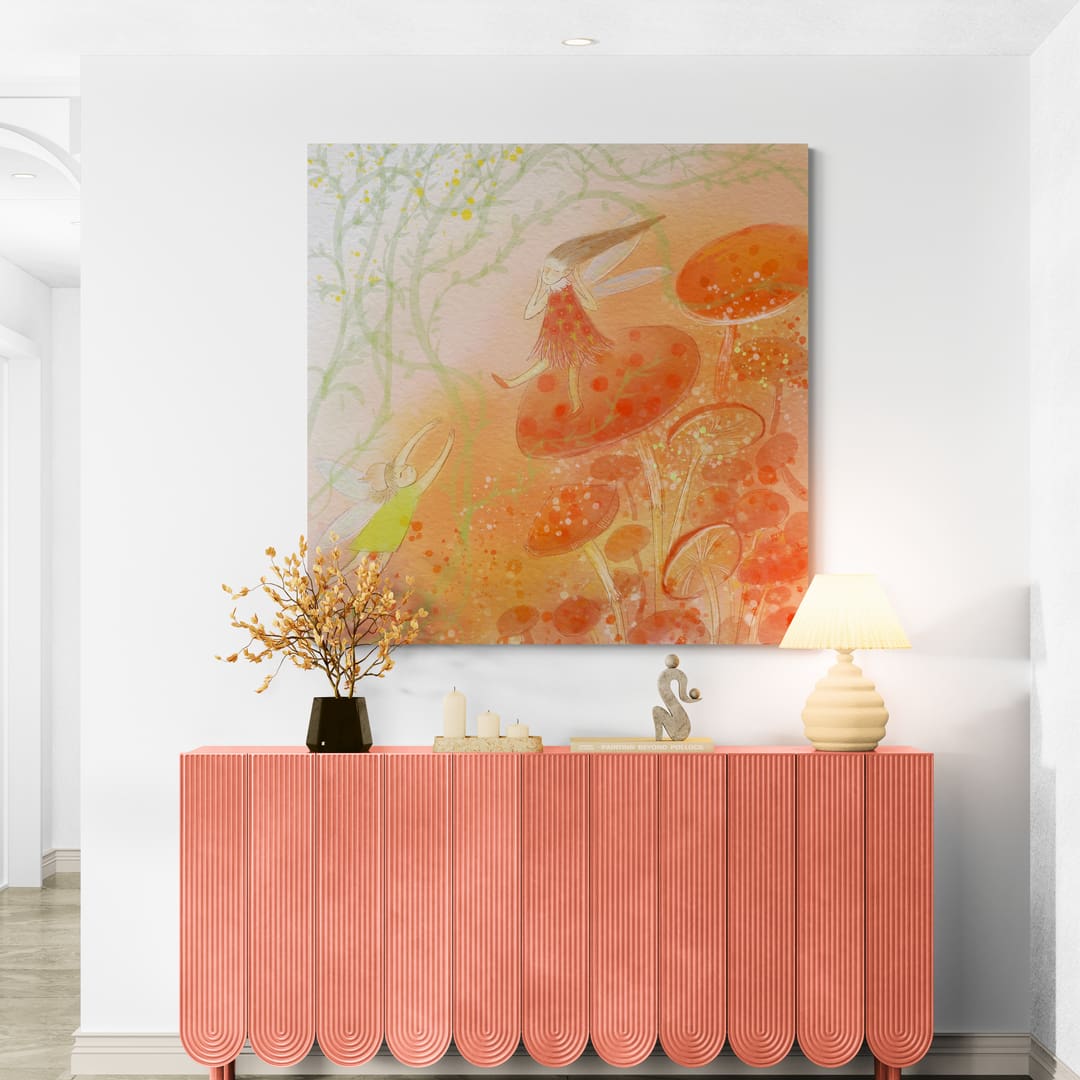 Spring Story - Message of the Spring Breeze by Lisha Sun wall art from Glam Wall Art