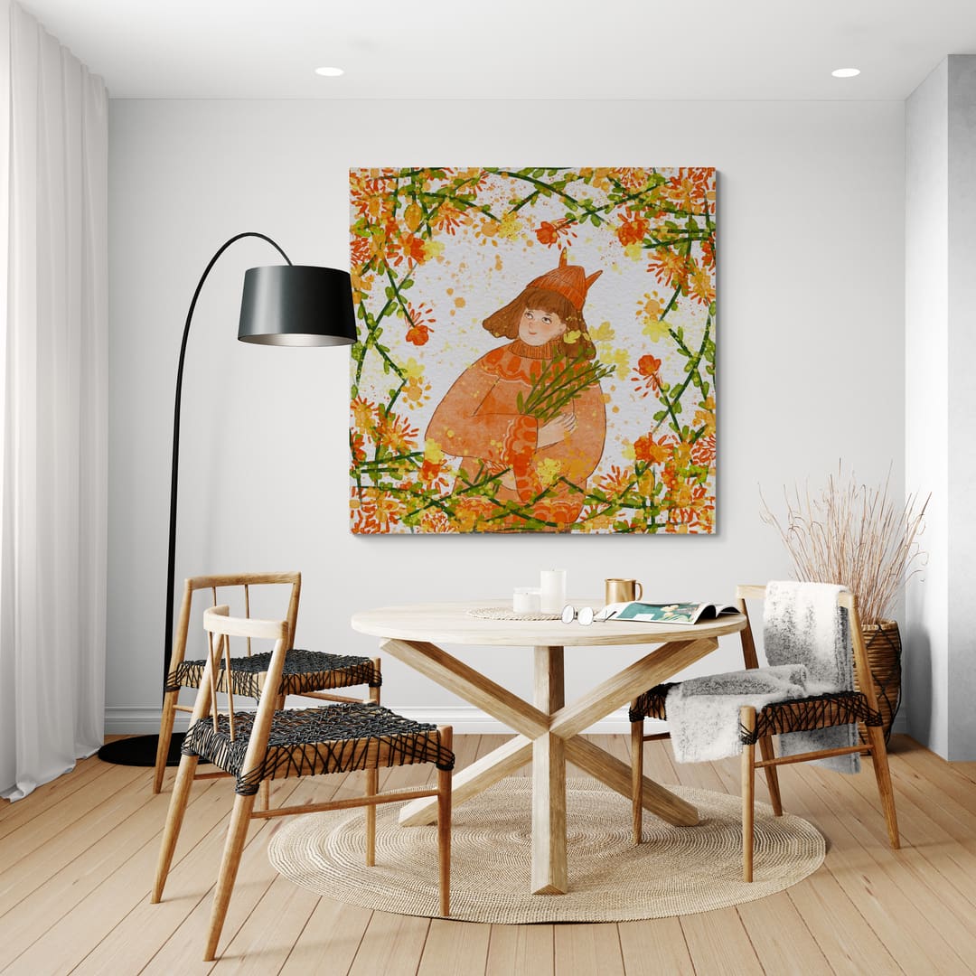 Spring Story - Spring Blossoms by Lisha Sun wall art from Glam Wall Art