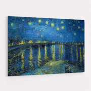 Starry Night Over The Rhone 1888 by Vincent Van Gogh wall art