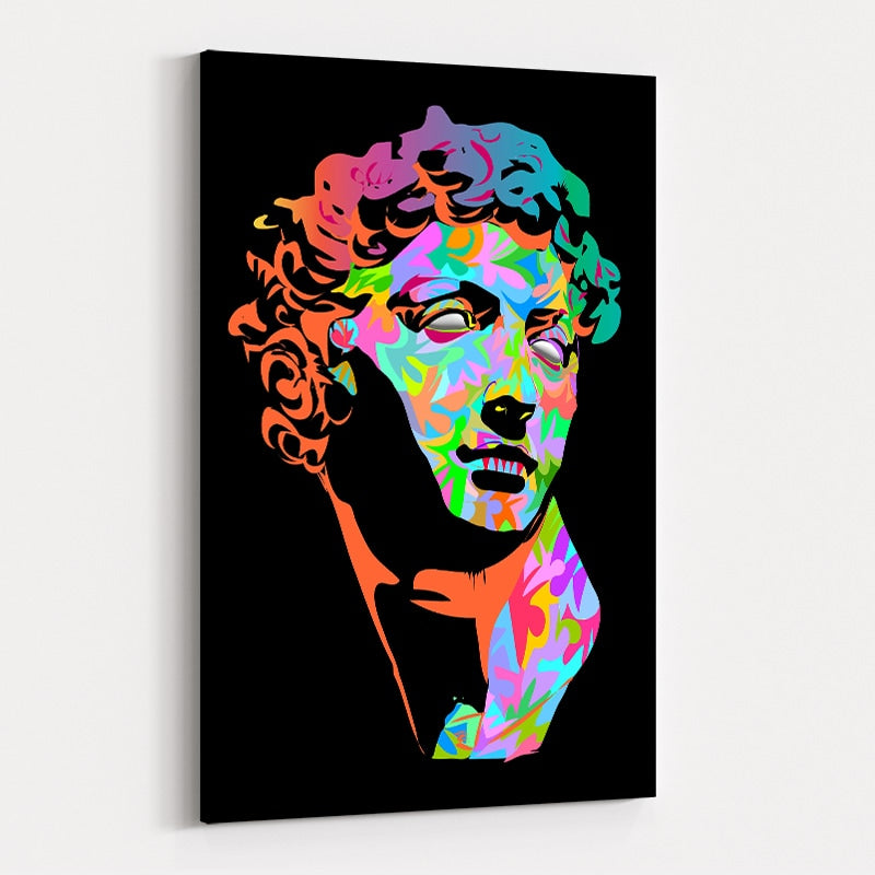 Statue Head Dec 2024 by Technodrome1 wall art