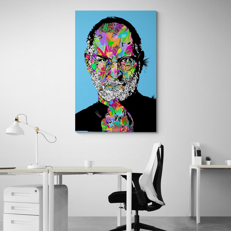 Steve Jobs by Technodrome1 wall art from Glam Wall Art
