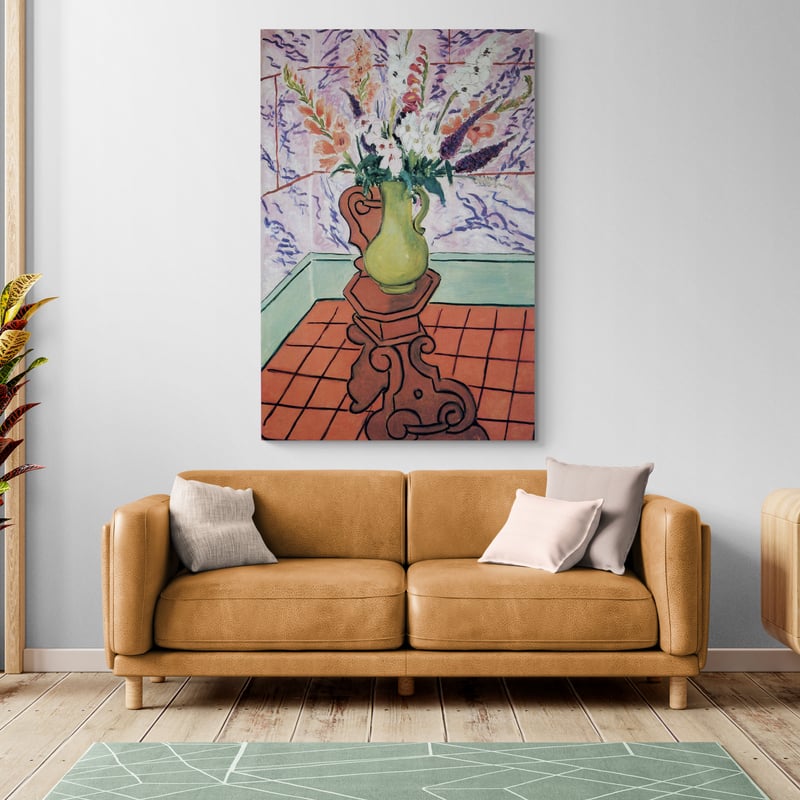 Still Life by Henri Matisse wall art in a living room