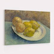 Still Life with Lemons on a Plate 1887 by Vincent Van Gogh wall art