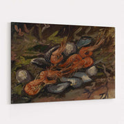 Still Life with Mussels and Shrimps 1886 by Vincent Van Gogh wall art