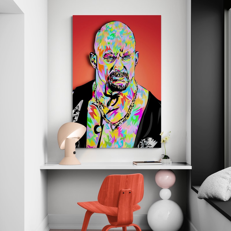 Stone Cold 2024 by Technodrome1 wall art from Glam Wall Art