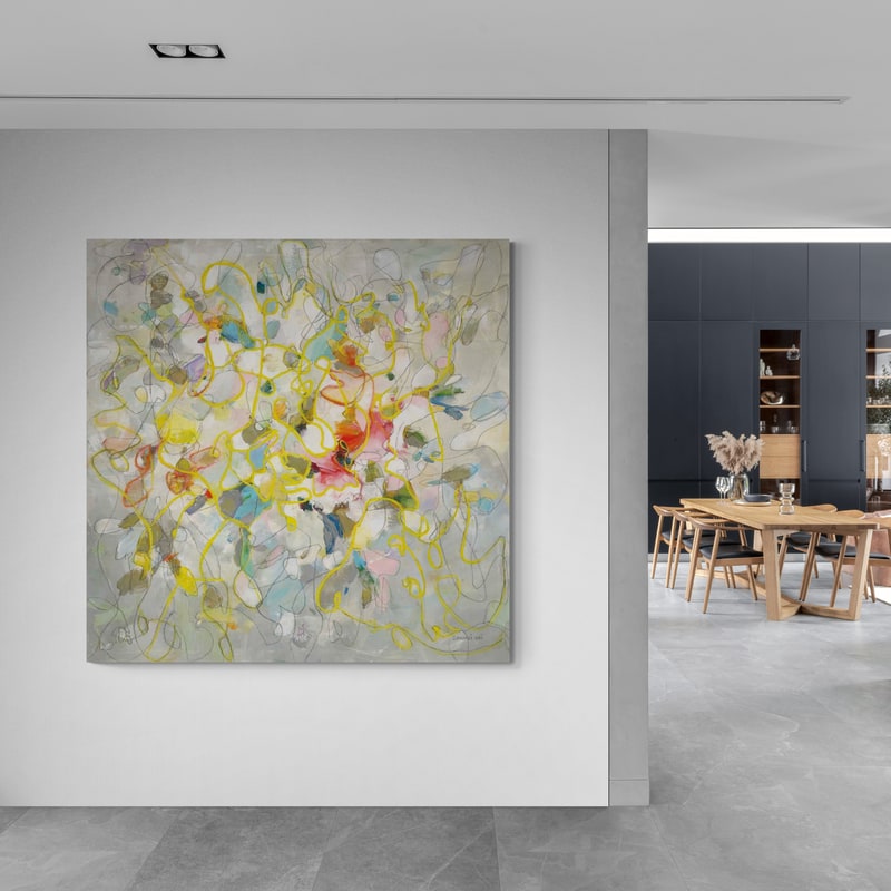 Strings Of Light I by Danhui Nai wall art from Glam Wall Art