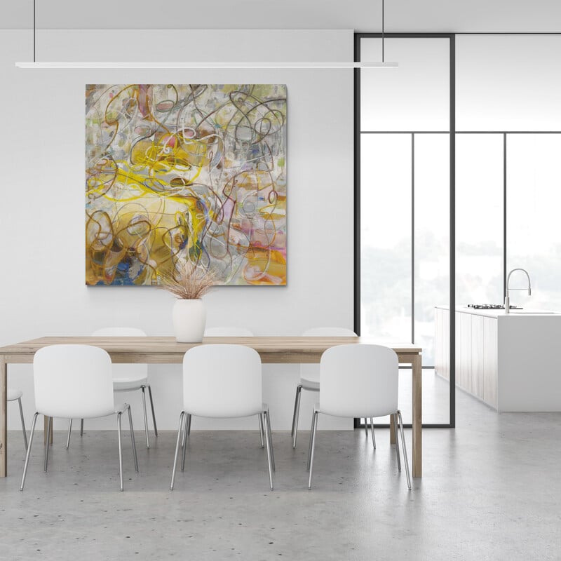 Strings Of Light II by Danhui Nai wall art from Glam Wall Art