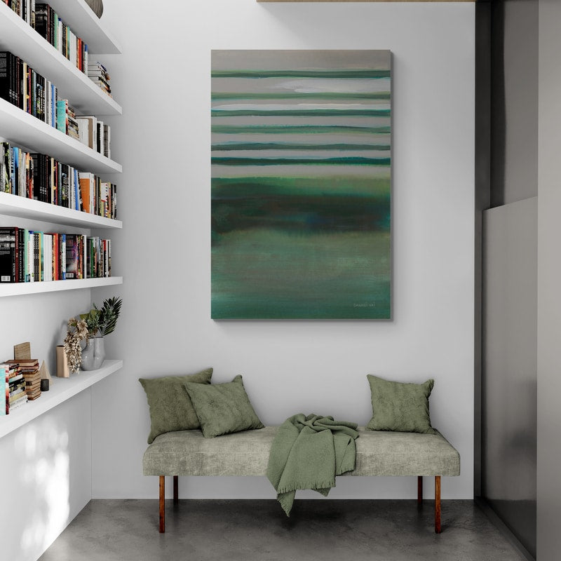 Study In Green II by Danhui Nai wall art from Glam Wall Art