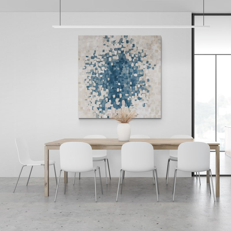 Summer Blocks Blue Sand by Danhui Nai wall art from Glam Wall Art