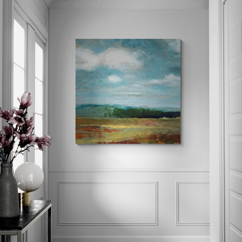 Summer Moment by Danhui Nai wall art in a hallway