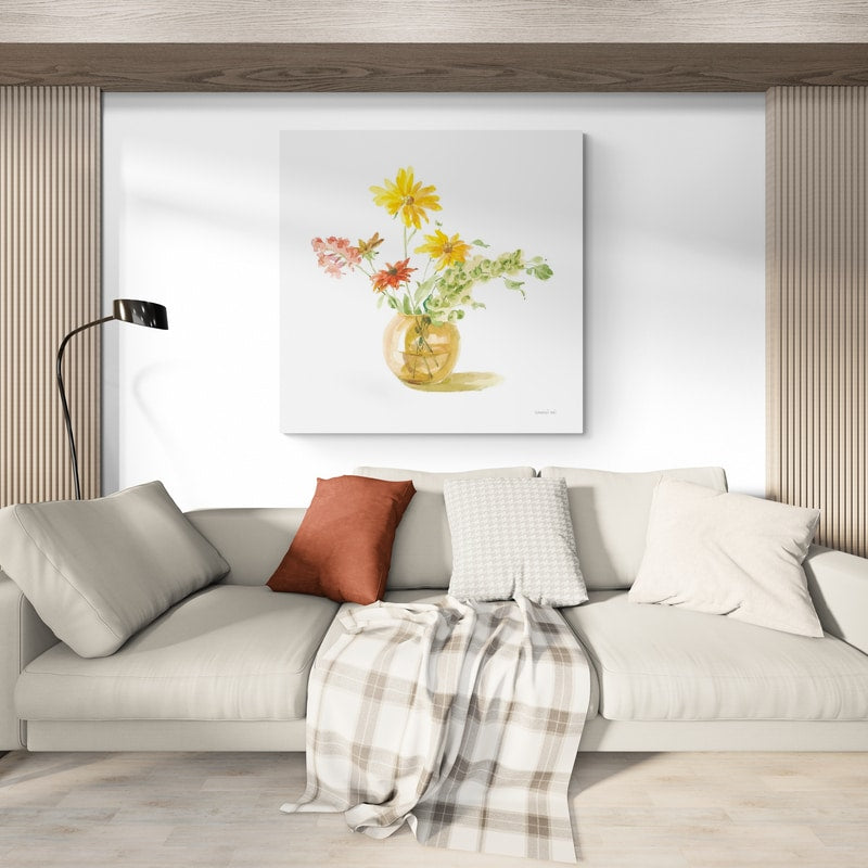 Summer Serenade II by Danhui Nai wall art in a living room