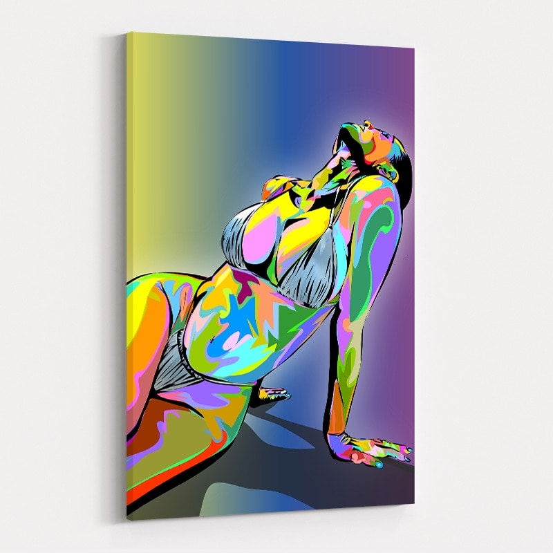 Sunbathing Bikini by Technodrome1 wall art