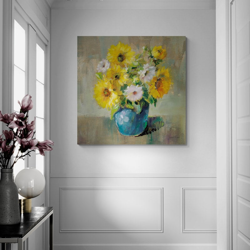 Sunflower Still Life I by Danhui Nai wall art from Glam Wall Art