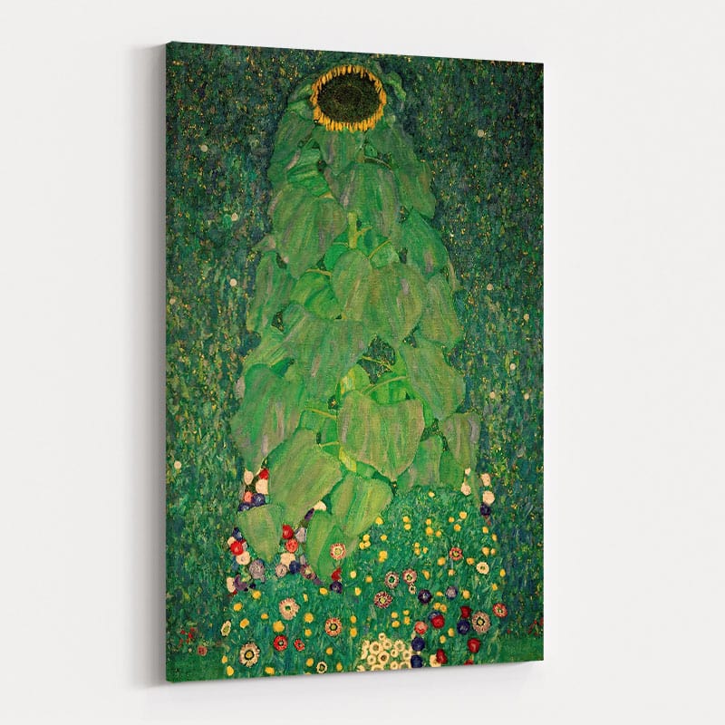 Sunflower by Gustav Klimt wall art