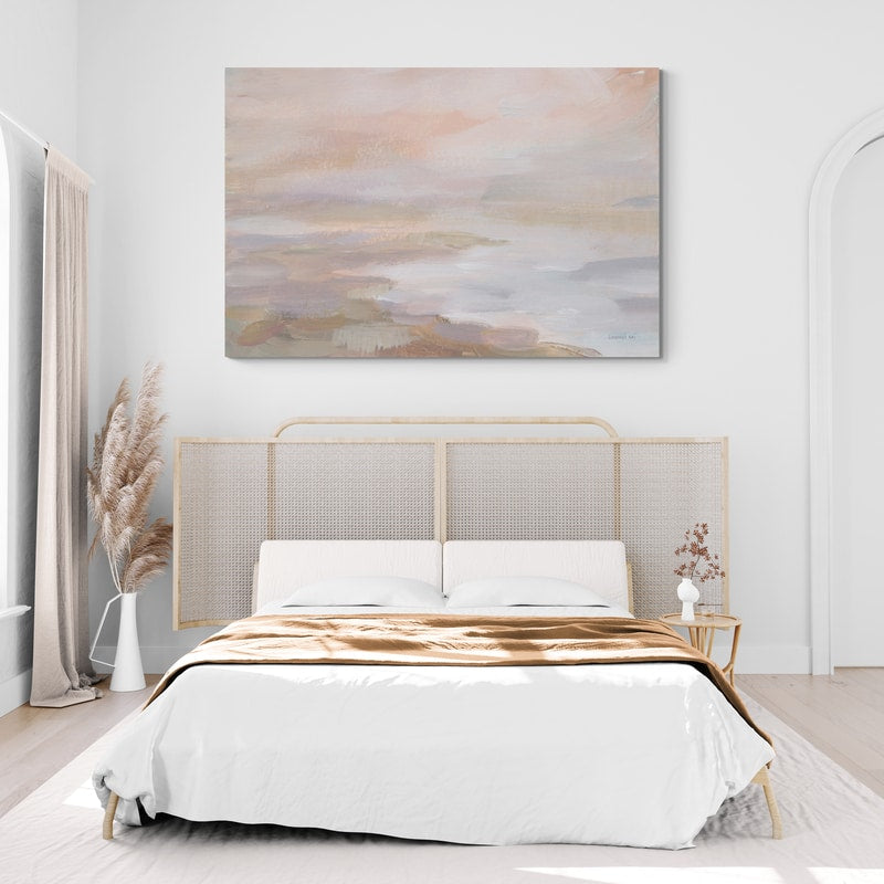 Sunrise Coast by Danhui Nai wall art in a bedroom