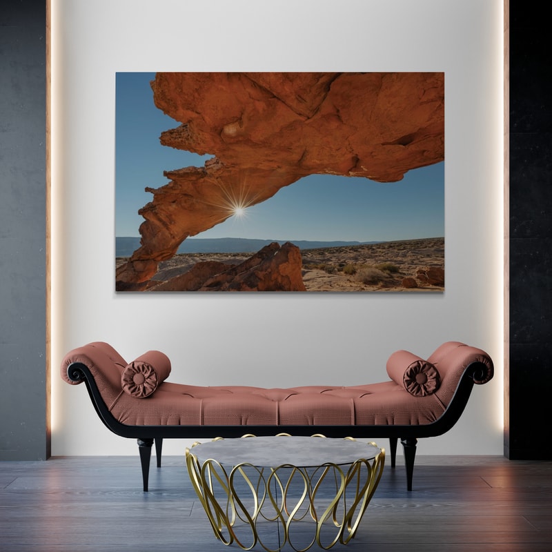 Sunset Arch Grand Staircase Escalante National Monument by Alan Majchrowicz wall art from Glam Wall Art