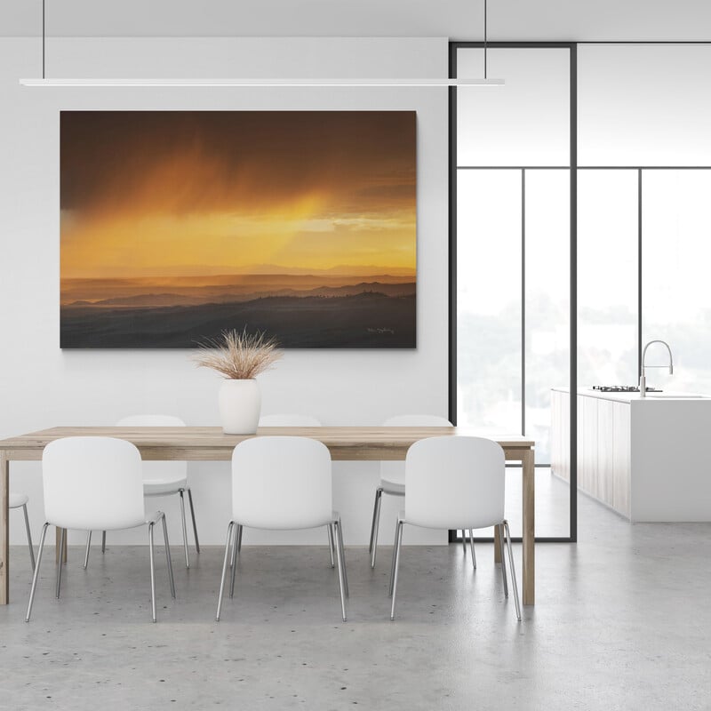 Sunset Clouds In The Tetons by Alan Majchrowicz wall art from Glam Wall Art