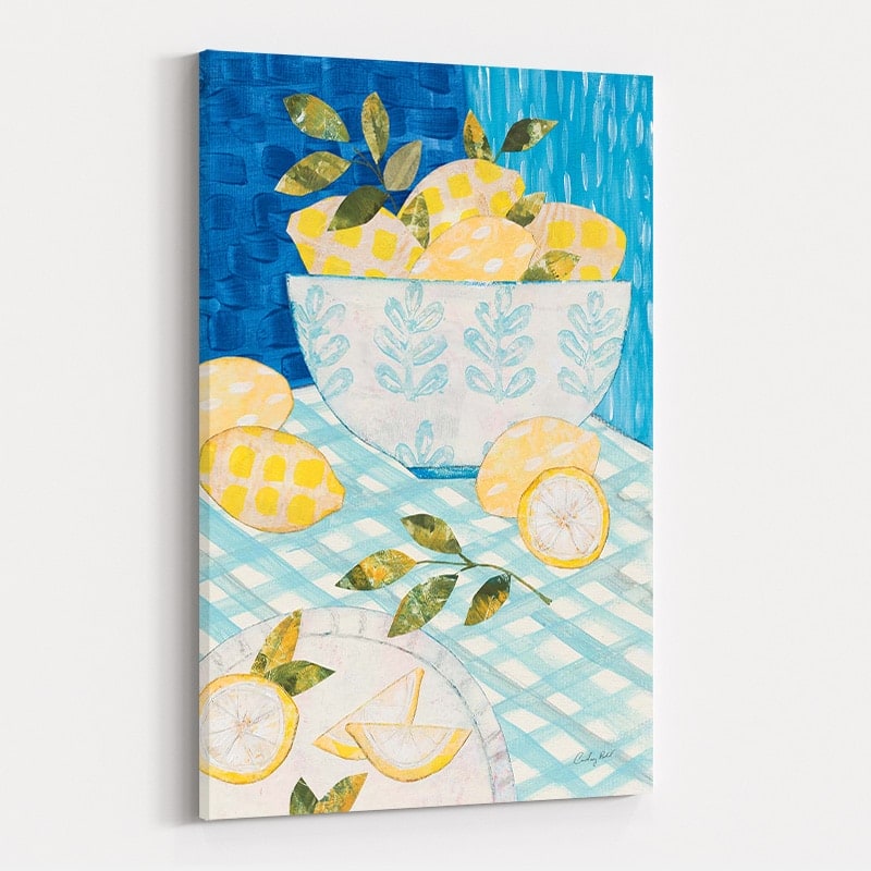 Tablescape Lemons by Courtney Prahl wall art