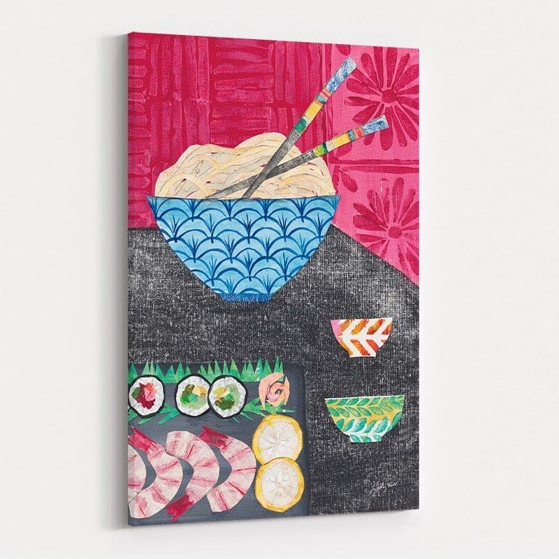 Tablescape Sushi by Courtney Prahl wall art