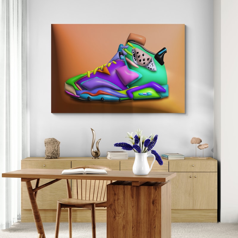 Takun Jordan 2024 by Technodrome1 wall art from Glam Wall Art