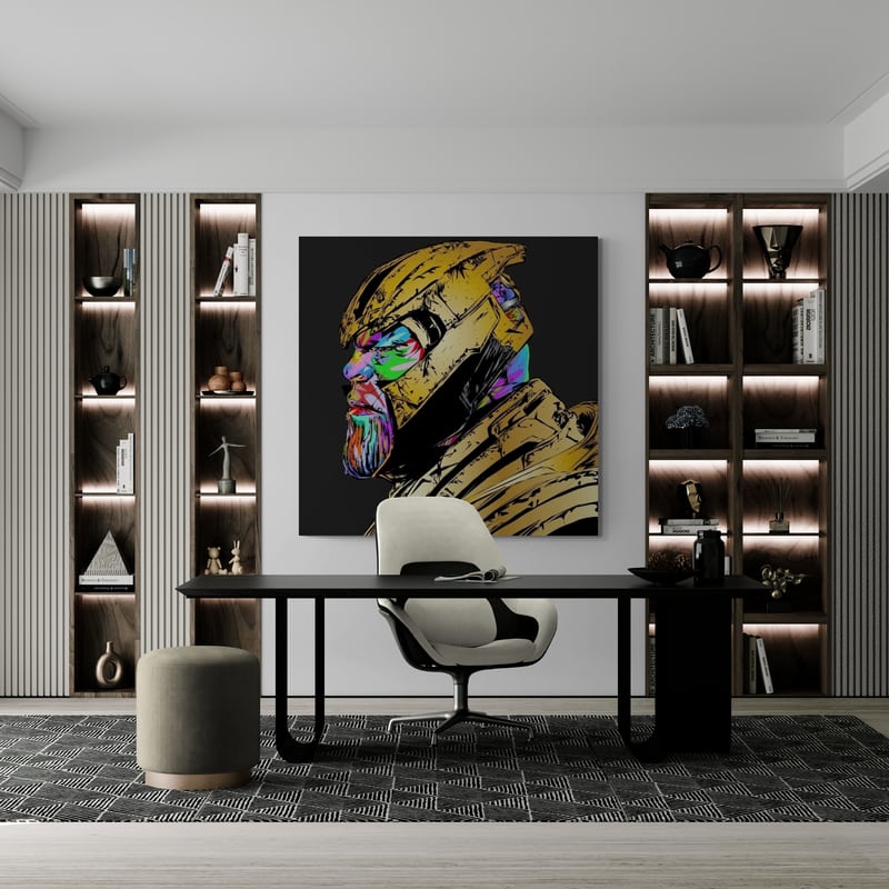 Thanos 2019 by Technodrome1 wall art from Glam Wall Art