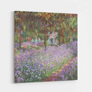The Artists Garden At Giverny by Claude Monet wall art