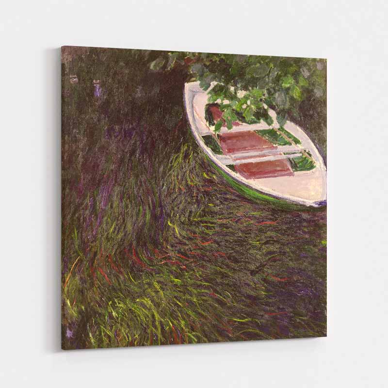 The Blue Row Boat 1887 by Claude Monet wall art