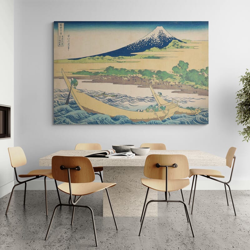 The Coast At Tago Bay by Katsushika Hokusai wall art from Glam Wall Art