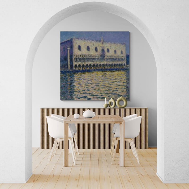 The Doges Palace 1908 II by Claude Monet wall art from Glam Wall Art
