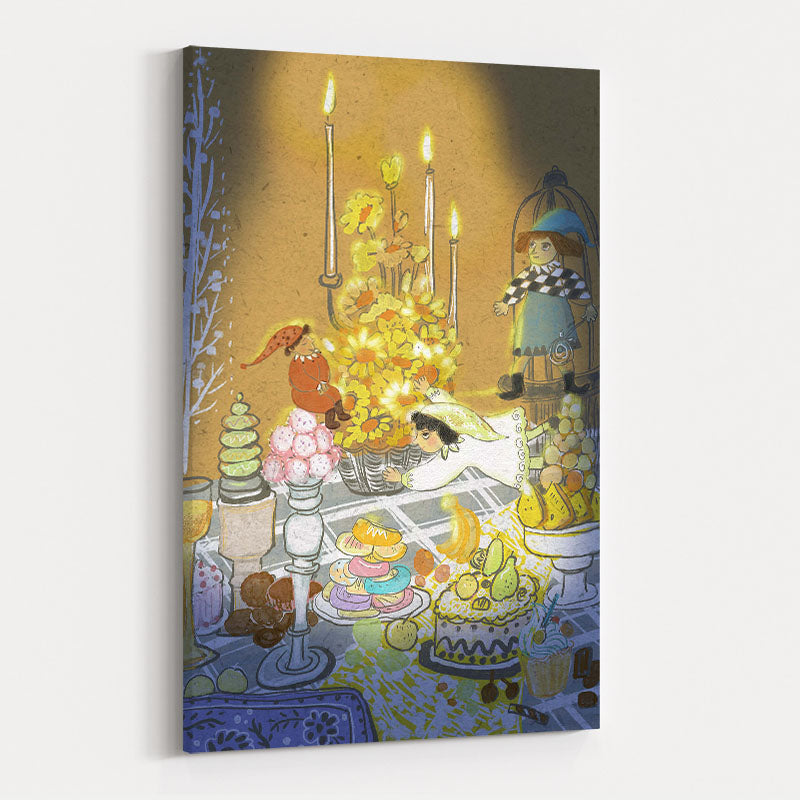 The Fairies' Banquet by Lisha Sun wall art