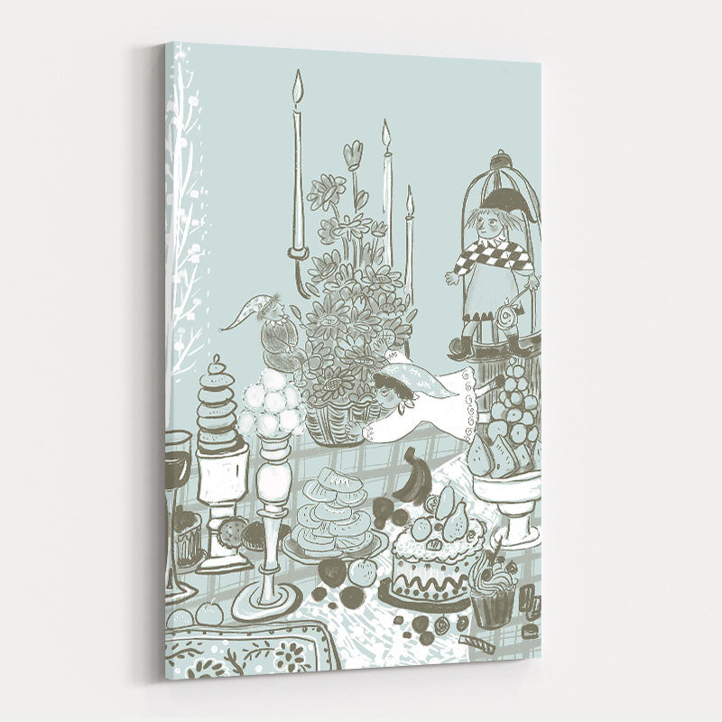 The Fairies' Feast by Lisha Sun wall art