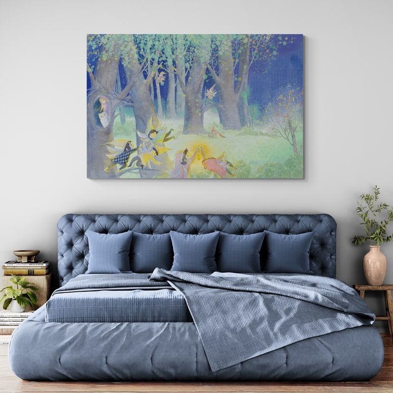 The Fairies' Revelry by Lisha Sun wall art from Glam Wall Art