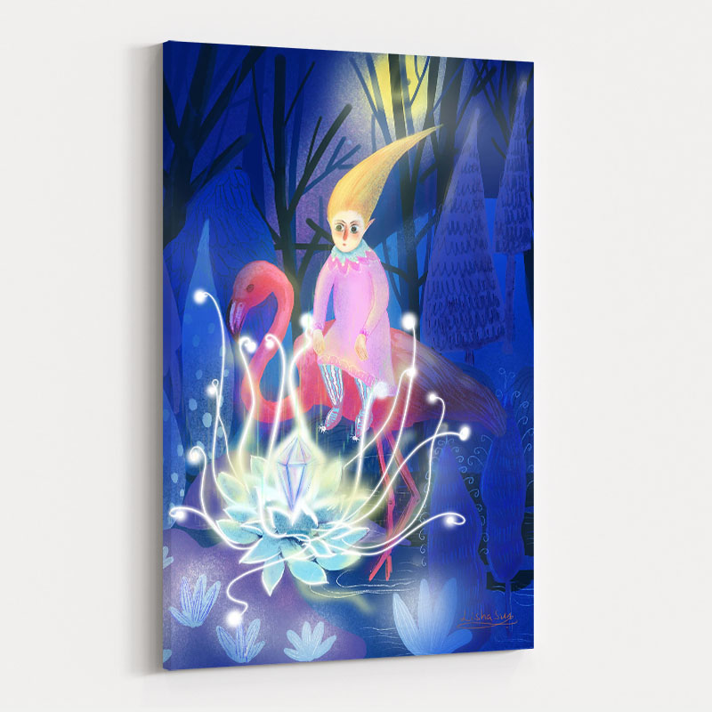 The Fairy Blossom by Lisha Sun wall art