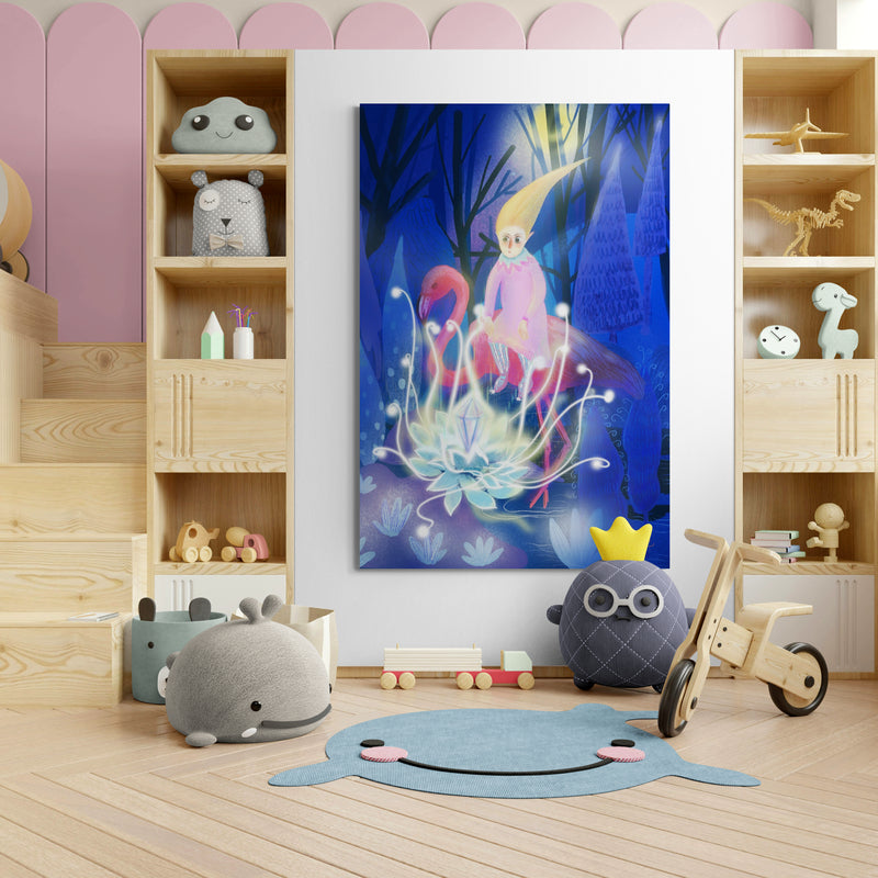 The Fairy Blossom by Lisha Sun wall art from Glam Wall Art