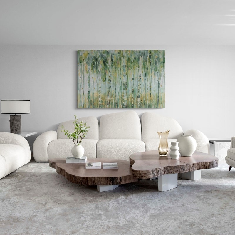 The Forest I by Lisa Audit wall art in a living room