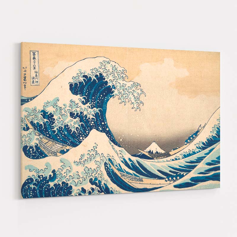 The Great Wave Off Kanagawa by Katsushika Hokusai wall art