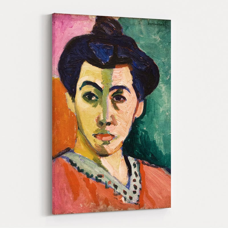 The Green Stripe (Madame Matisse) by Henri Matisse wall art