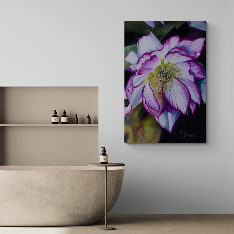 The Hellebore by Marina Strijakova wall art from Glam Wall Art