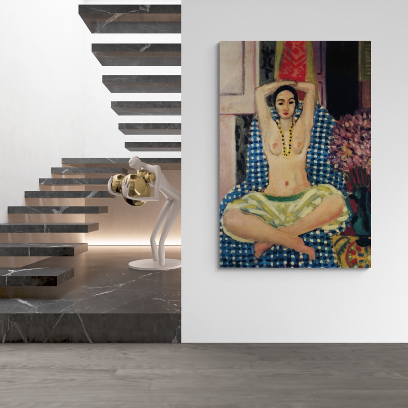 The Hindu Pose by Henri Matisse wall art from Glam Wall Art
